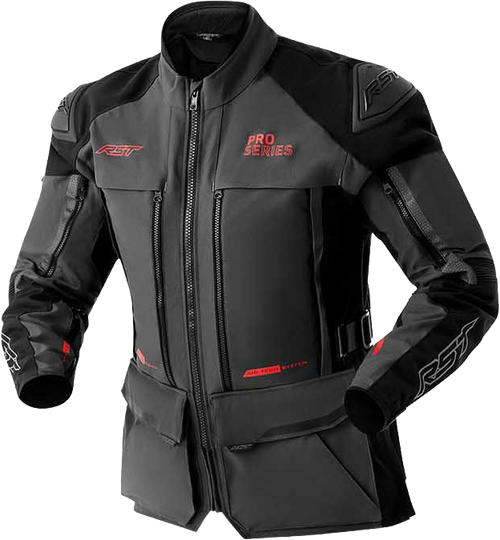 PS ADVENTURE D3O JACKET GREY/BLACK TEXTILE XL