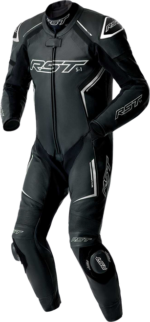 S1 D3O SUIT BLK/WHI LEATHER XS