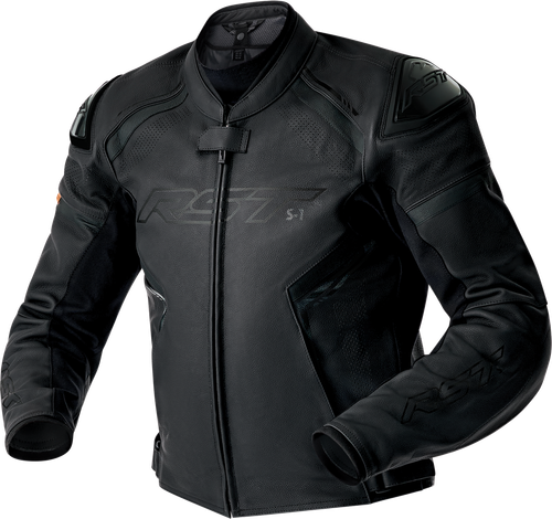 S1 D3O LEATHER JACKET BLACK SM