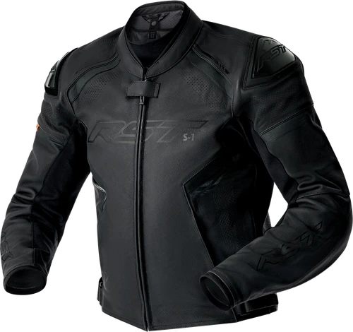 S1 D3O LEATHER JACKET BLACK 5X
