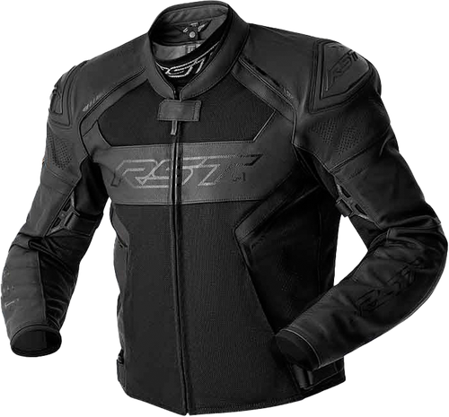 S1 D3O MESH LEATHER JACKET BLACK XS