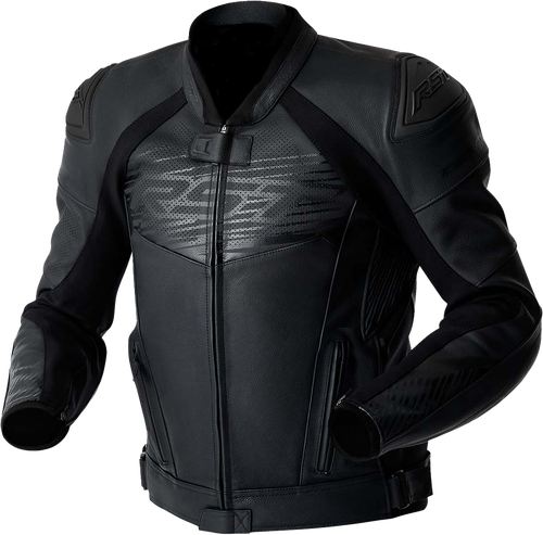 TRACTECH EVO D3O JACKET BLACK LEATHER 2X
