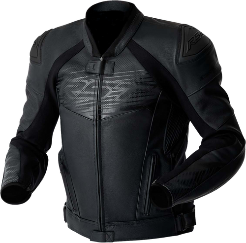 TRACTECH EVO D3O JACKET BLACK LEATHER 3X
