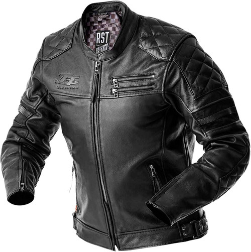 HILLBERRY D3O JACKET BLACK LEATHER XL
