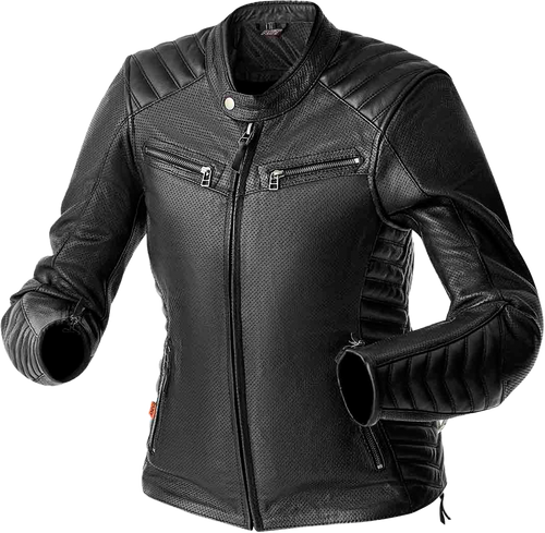 WOMENS ROADSTER AIR D3O JACKET BLACK LEATHER XL