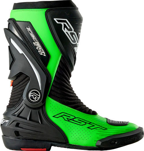 TRACTECH EVO D3O BOOT BLACK/FLO GREEN 9