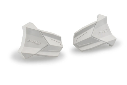 RUBBER END REPLACEMENT FRAME SLIDER R19 PAIR WHITE