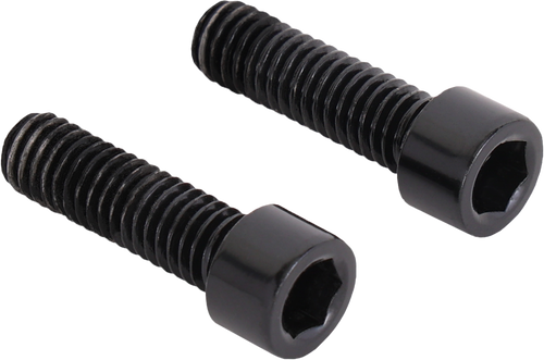 DUAL DRILL CAP SCREWS M6X20-2PCS BLACK