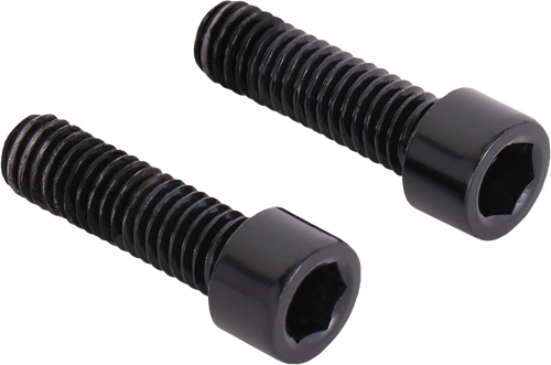 DUAL DRILL CAP SCREWS M6X20-2PCS BLACK