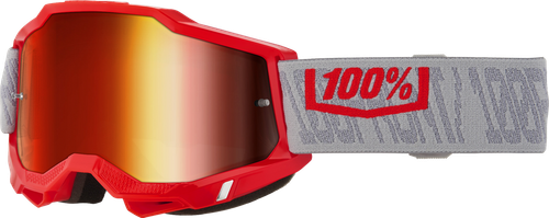 ACCURI 2 GOGGLE GATORBACK RED MIRROR LENS