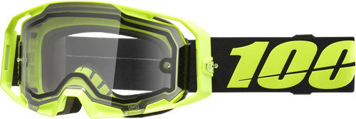 ARMATIC  ENDURO MOTO GOGGLE NEON YELLOW CLEAR