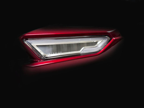 LED MIRROR SEQ TS W/DRL CLEAR HON GL
