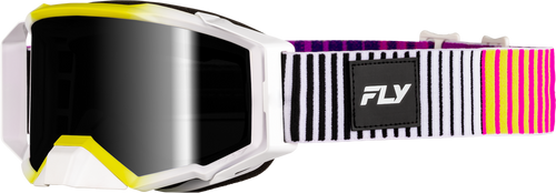 ZONE  ELITE  GOGGLE  PNK/YEL/P W/DARK SMOKE HYDROPHOC LENS