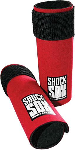 STREET SHOCK SOX  6"U  RED UPSIDE DOWN FORKS