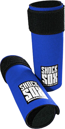 STREET SHOCK SOX  6"U  BLUE UPSIDE DOWN FORKS