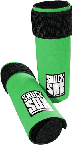 STREET SHOCK SOX  6"U  GREEN UPSIDE DOWN FORKS