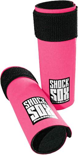 STREET SHOCK SOX  6"U  PINK UPSIDE DOWN FORKS