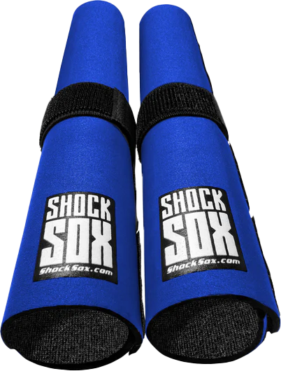 SHOCK SOX  13"  BLUE UPSIDE DOWN OR CONV. FORKS