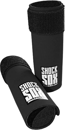 SHOCK SOX  6" BLACK UPSIDE DOWN FORKS