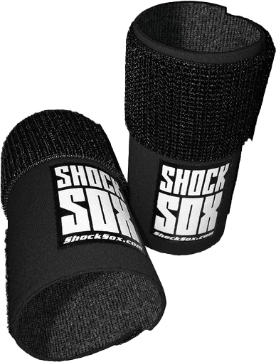 SHOCK SOX  4"U  BLACK UPSIDE DOWN FORKS