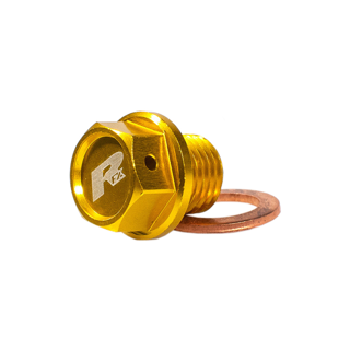 MAGNETIC DRAIN BOLT YELLOW SUZ