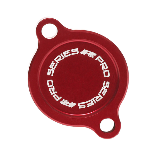 OIL FILTER COVER RED KAW