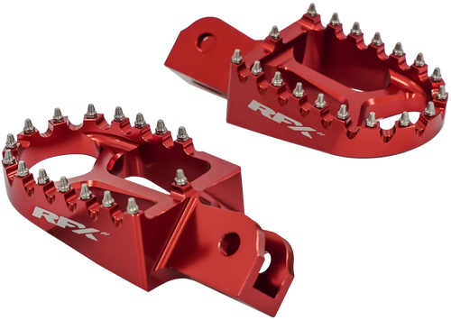FOOTPEGS RED HON/SUR-RON