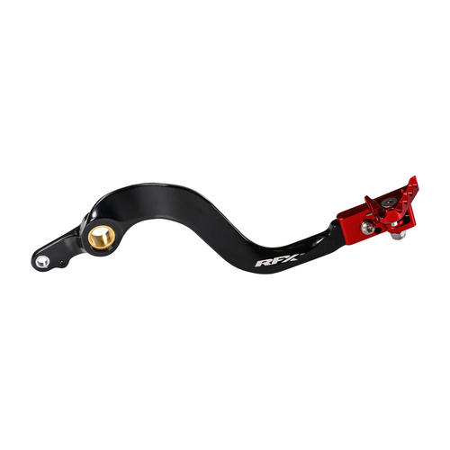 REAR BRAKE PEDAL RED FOLDING-TIP HON