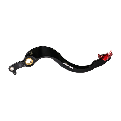 REAR BRAKE PEDAL RED SOLID-TIP HON