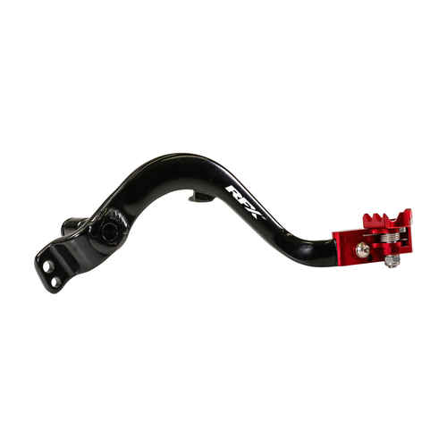 REAR BRAKE PEDAL RED FOLDING-TIP HON