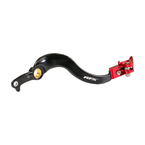 REAR BRAKE PEDAL RED FOLDING-TIP HON