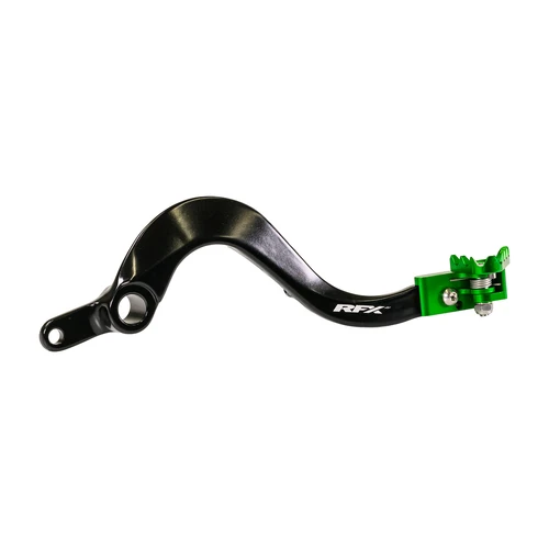 REAR BRAKE PEDAL GREEN FOLDING-TIP KAW