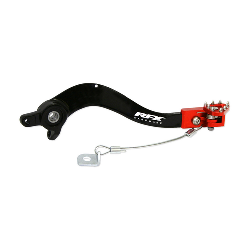 REAR BRAKE PEDAL ORANGE FOLDING-TIP KTM