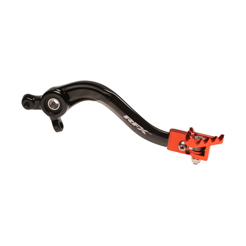 REAR BRAKE PEDAL ORANGE FOLDING-TIP KTM