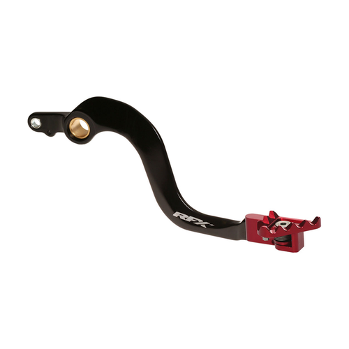 REAR BRAKE PEDAL RED FOLDING-TIP GAS