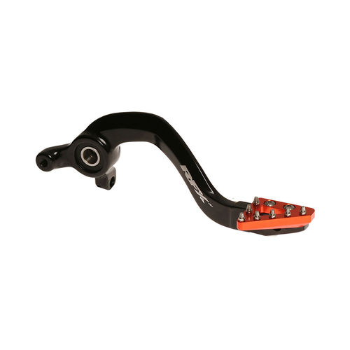 REAR BRAKE PEDAL ORANGE FOLDING-TIP KTM