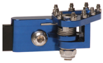 FOLDING REAR BRAKE TIP BLUE
