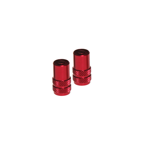 VALVE CAPS 2PCS RED