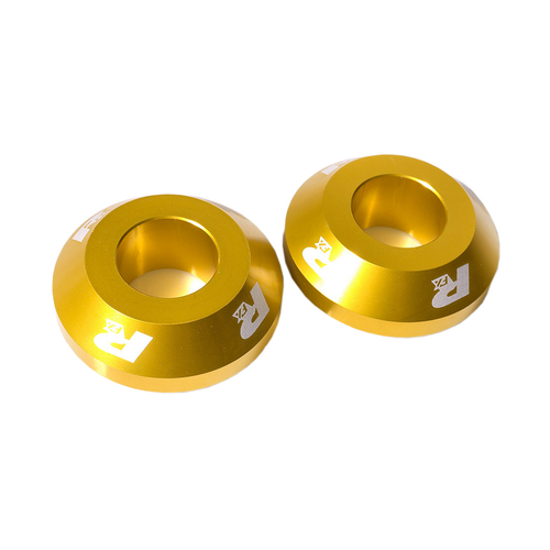 FAST REAR WHEEL SPACERS YELLOW SUZ