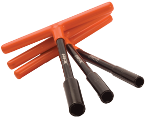 T-BAR SET BLACK/ORANGE 8MM/10MM/12MM