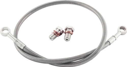 BRAKE LINE REAR SILVER SUZ
