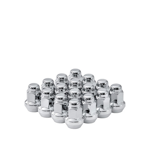 LUG NUTS CHROME POL 3/8"-24 60  TAPERED 16/PK