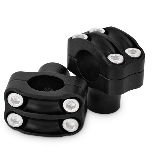 REAPER 1-1/2" RISERS 1" BAR SET - TEXTURE BLACK