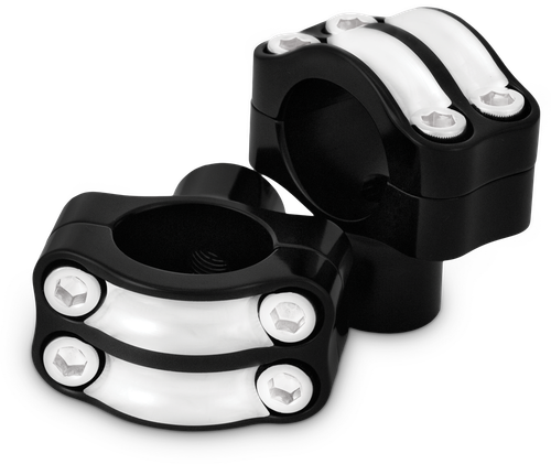REAPER 1-1/2" RISERS 1.25" BAR SET - BLACK MACHINED