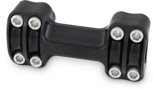 REAPER 1-1/2" RISERS 1" BAR ONE PIECE - TEXTURE BLACK