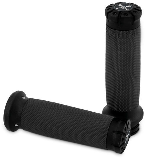 HAWK BILLET HANDLE GRIP SET 82-17 DUAL CABLE SET