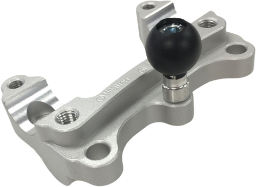 HANDLEBAR RISERS TOUR W/RAM BALL SILVER TRI