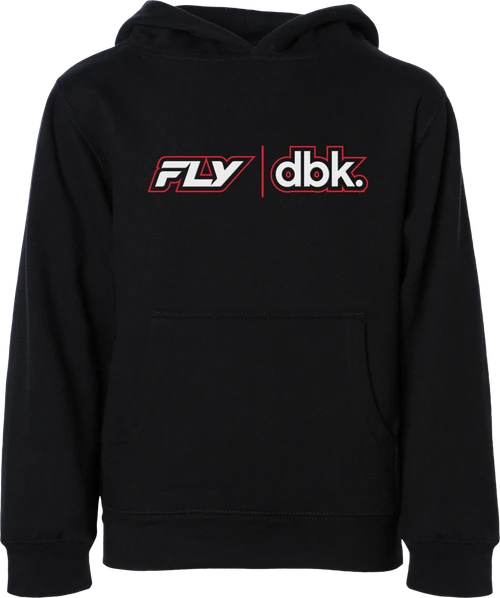 YOUTH FLY DBK WHEELIE HOODIE BLACK YX