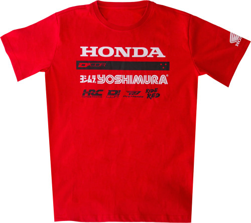 HONDA FACTORY2 TEE RED MD