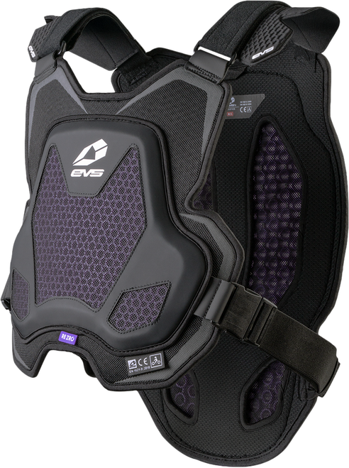 EVO CHEST PROTECTOR W/REZRO BLACK MD/LG